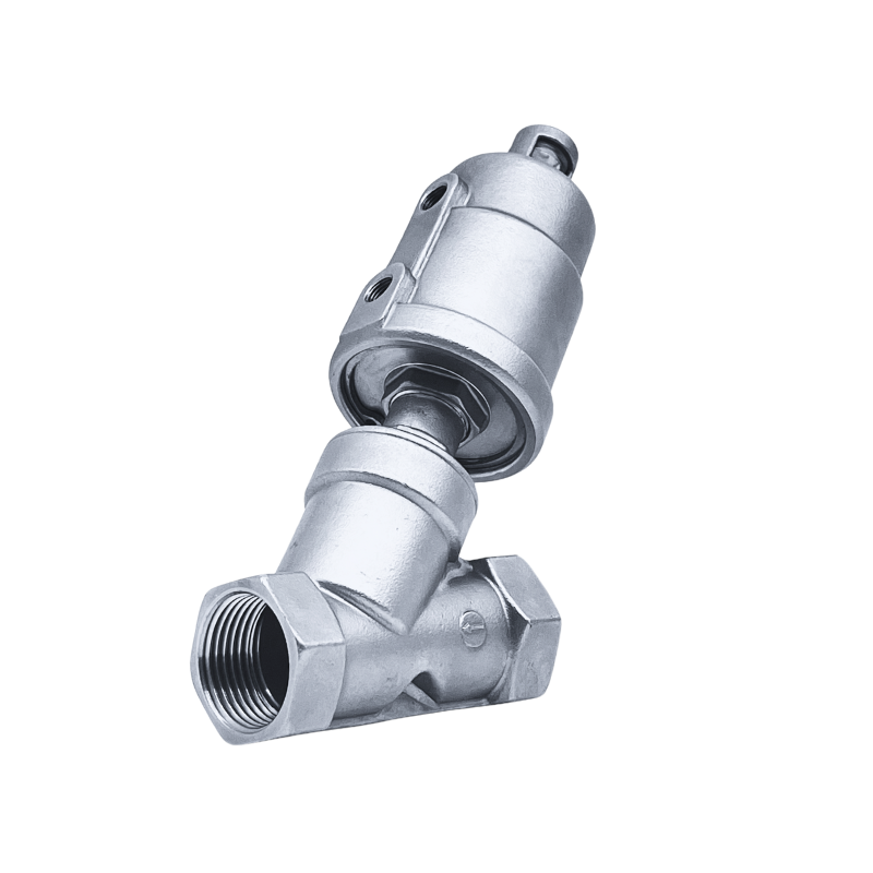 CF8 CYLINDER PNUEMATIC ANGLE SEAT VALVE