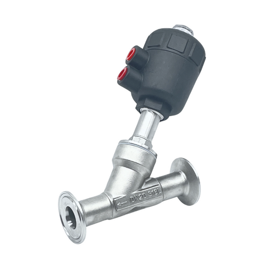 CLAMP PNUEMATIC ANGLE SEAT VALVE