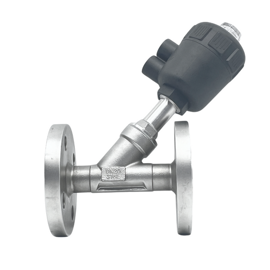 FLANGE PNUEMATIC ANGLE SEAT VALVE